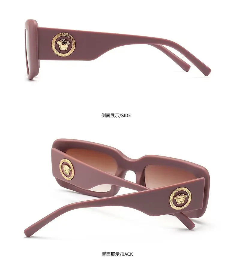 Hot Sale Fashion Sunglasses for Women European American Street Photography Ins Popular Model Square Sunglasses UV400 Men Shades