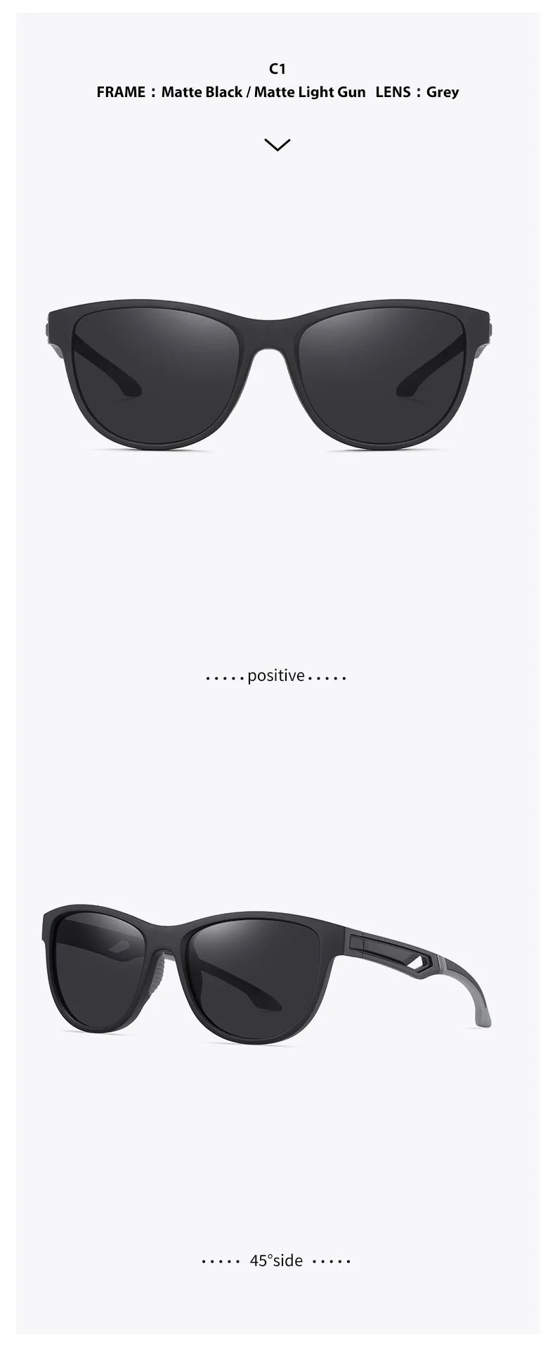 Reven Jate S12107 Men Polarized Sunglasses UV400 Good Quality Polarized Man Sunwear Protection from Strong Sunlight