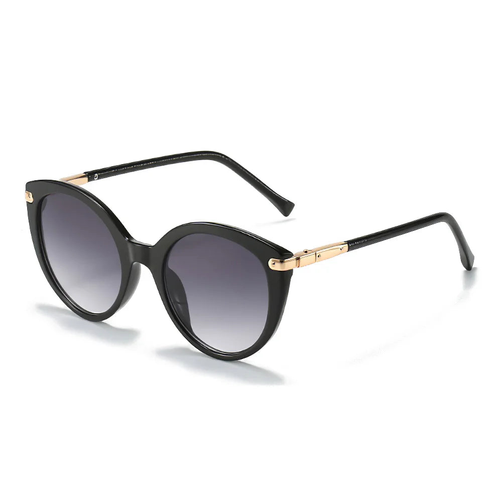 2025 New In Sunglasses for Women Fashion Leopard Print Round Frame Glasses Modern and Minimalist Style Women's Glasses