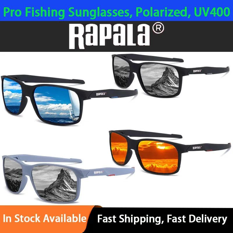 New Rapala Fashional Polarized Sunglasses Outdoor Mountaineering Anti-ultraviolet Polarized Sunglasses Riding Fishing Sunglasses