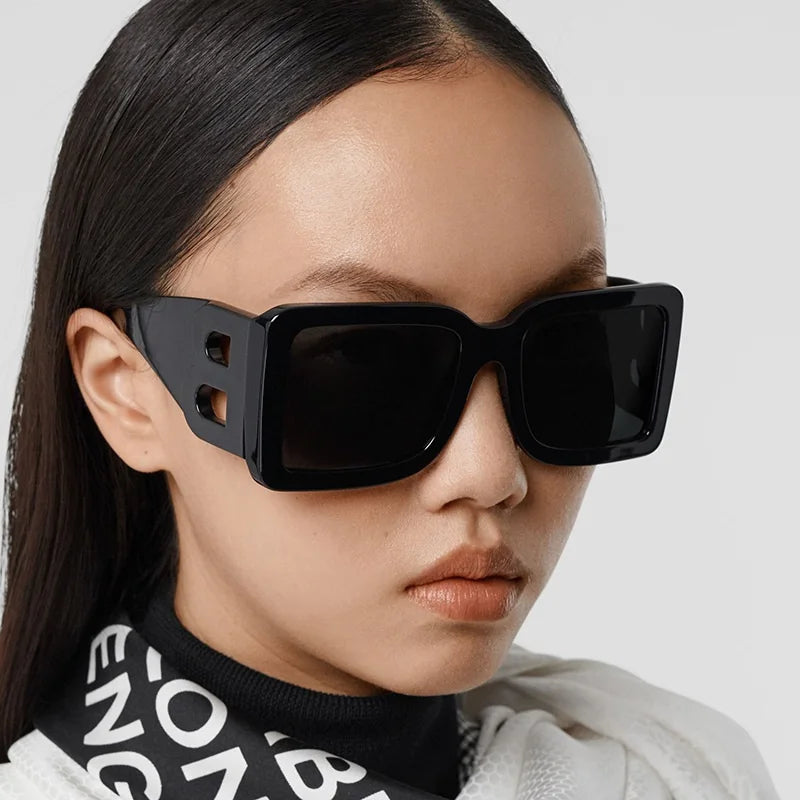 Oversized Square Sunglasses Women Fashion 2024 New Vintage Big Frame Shades Men Sun Glasses UV400 Eyewear Oculos Gafas De Sol