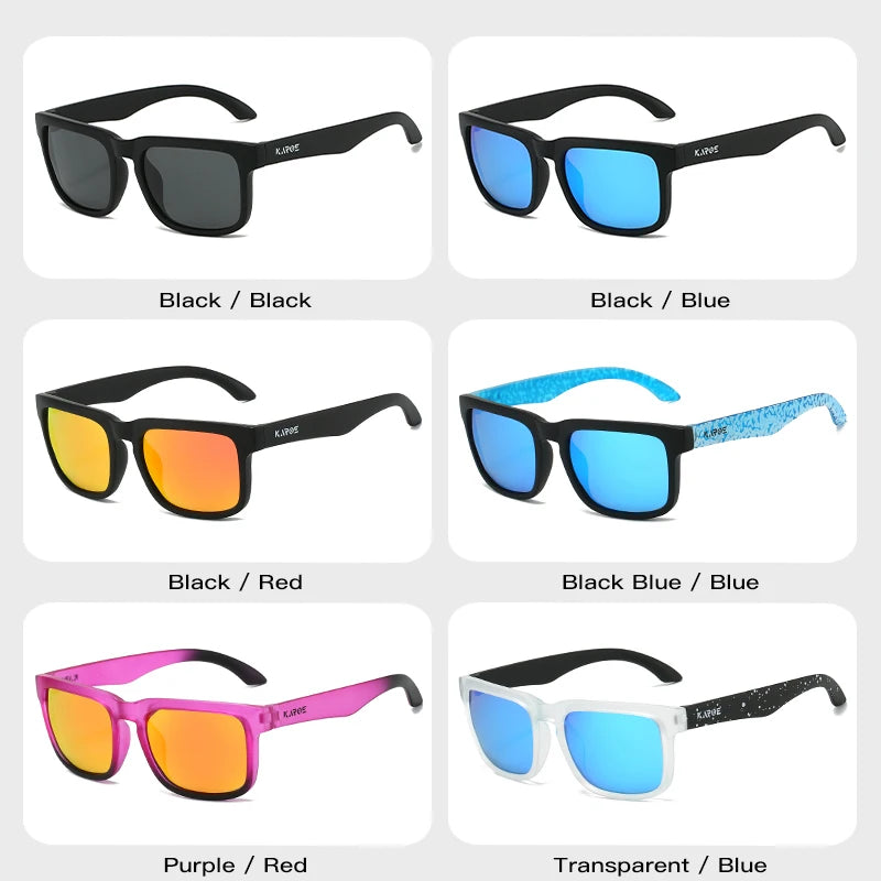 HR Fashion Polarized Sunglasses Women Men Outdoor Sports Glasses Ultra light UV400 Eyewear Retro Fishing Driving Sun Shades