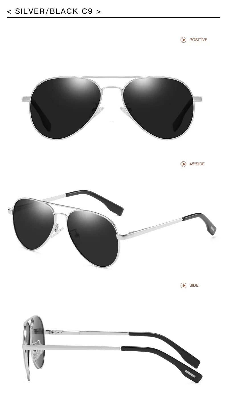 MYT_0297 Men and women polarized sunglasses Aviation Sung Glasses For Small Face Retro Male Pilot sunglasses Oculos de sol UV400