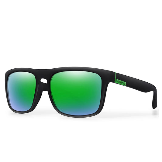 Retro Style Square Frame Polarized Cycling Sunglasses Men Night Vision Car Driving Sunglass Dirt Bike Motorcycle Glasses UV400