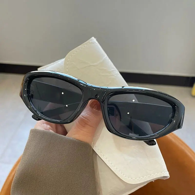 Y2k Punk Sports Sunglasses for Women Men Fashion Mirror