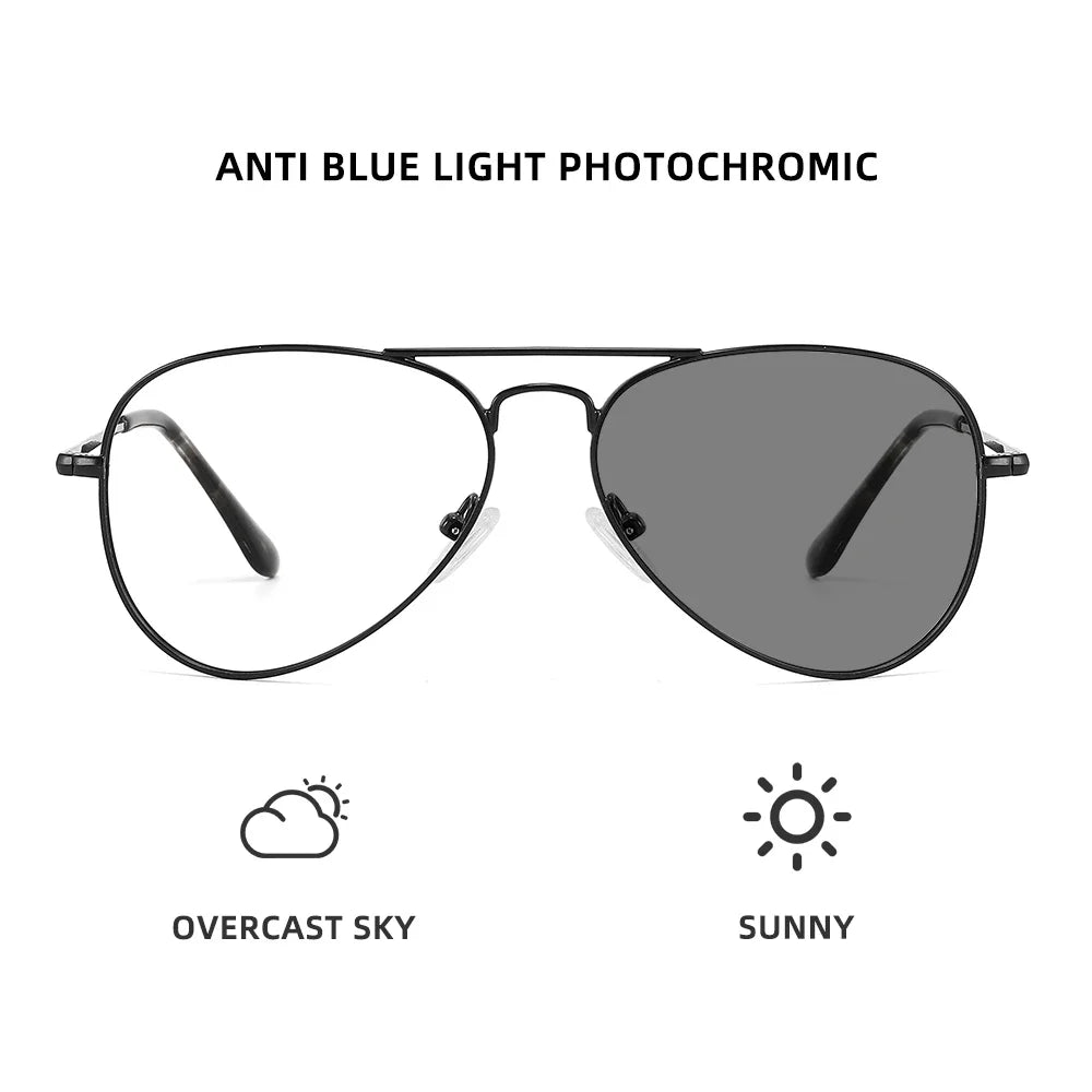Women Reading Glasses Anti Blue Light Eyeglass Frames for Men Photochromic Prescription Eyeglasses for Women Sunglasses Reader