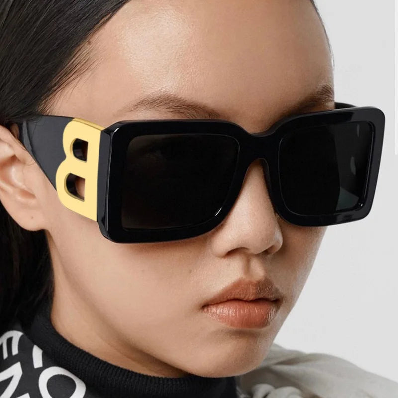 Oversized Square Sunglasses Women Fashion 2024 New Vintage Big Frame Shades Men Sun Glasses UV400 Eyewear Oculos Gafas De Sol