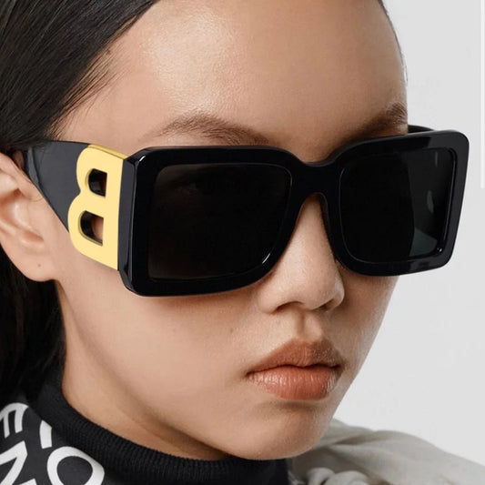 Oversized Square Sunglasses Women Fashion 2024 New Vintage Big Frame Shades Men Sun Glasses UV400 Eyewear Oculos Gafas De Sol