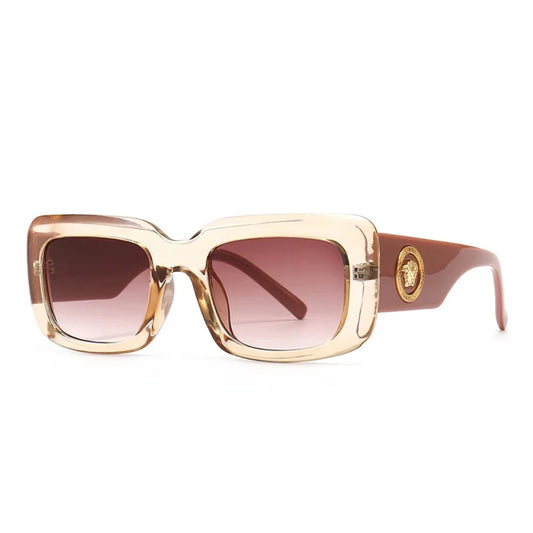 Hot Sale Fashion Sunglasses for Women European American Street Photography Ins Popular Model Square Sunglasses UV400 Men Shades