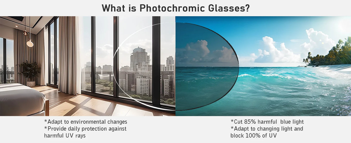 Women Reading Glasses Anti Blue Light Eyeglass Frames for Men Photochromic Prescription Eyeglasses for Women Sunglasses Reader