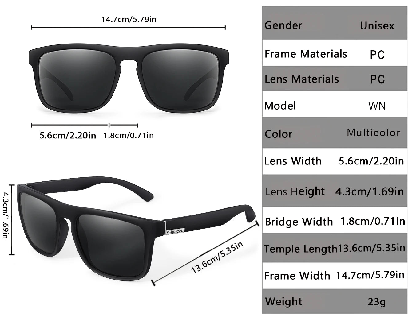 Retro Style Square Frame Polarized Cycling Sunglasses Men Night Vision Car Driving Sunglass Dirt Bike Motorcycle Glasses UV400
