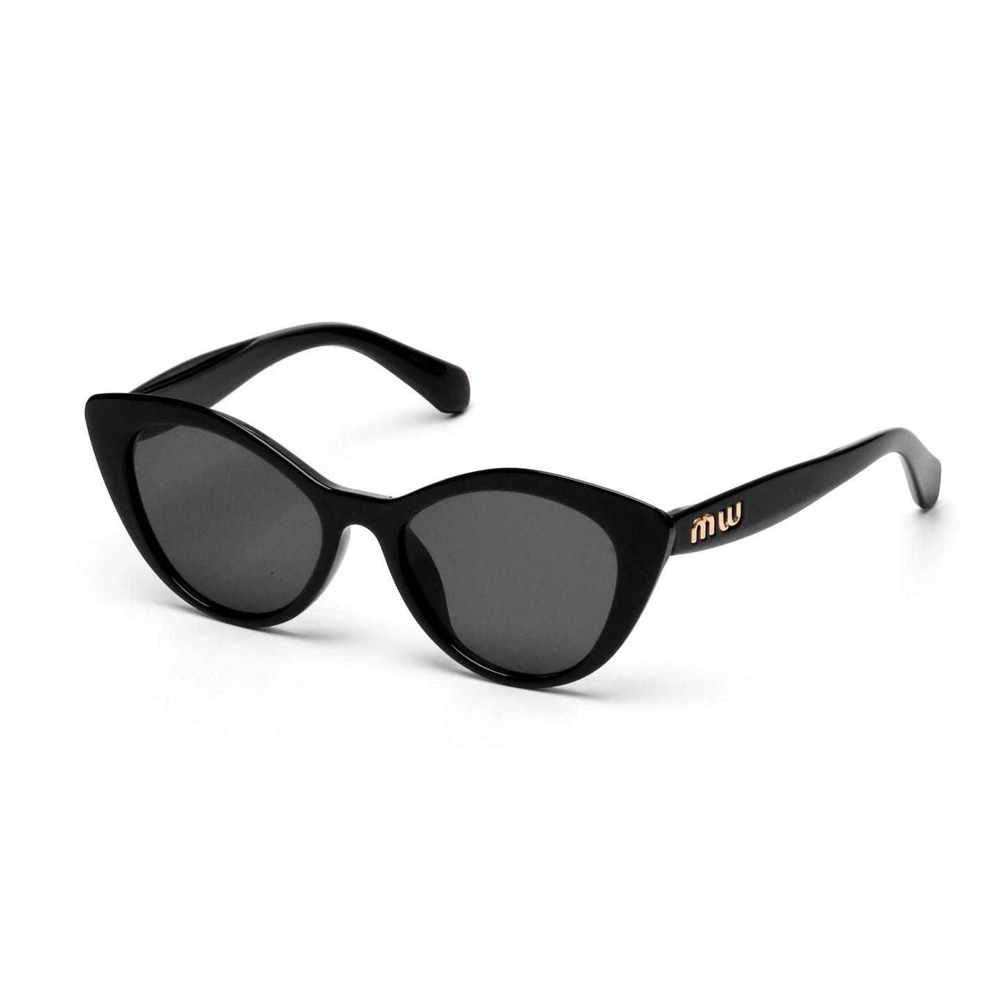 Ruiao fashion sunglasses cat eye shapes women uv 400 men luxury brand designer high quality letter sun glasses girl eyewear