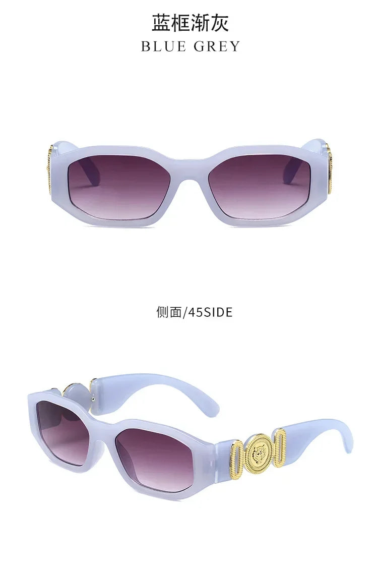 Small Rectangle Sunglasses Men Women Square Sun Glasses Travel Shades Vintage Retro UV400 Lunette Soleil Femme Gafas De Sol