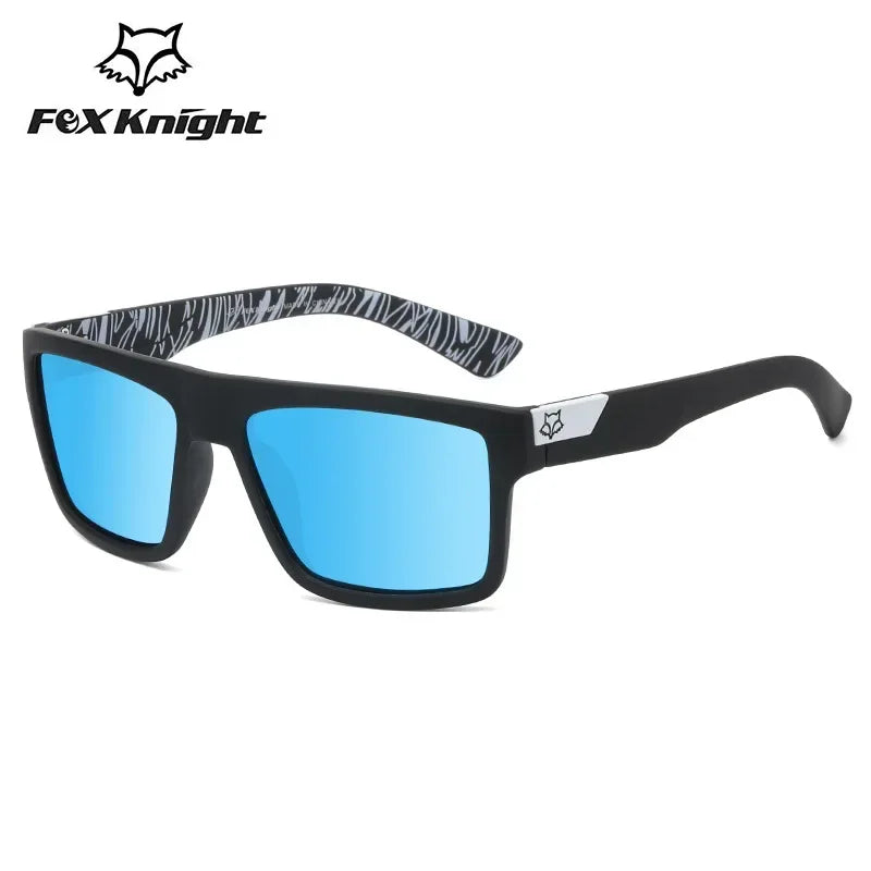 New Fox Knight Brand Square Sunglasses Women Men High Quality Glasses Outdoor Riding Fishing Sun Glasses Retro Shades Uv400