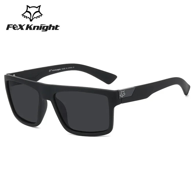 New Fox Knight Brand Square Sunglasses Women Men High Quality Glasses Outdoor Riding Fishing Sun Glasses Retro Shades Uv400
