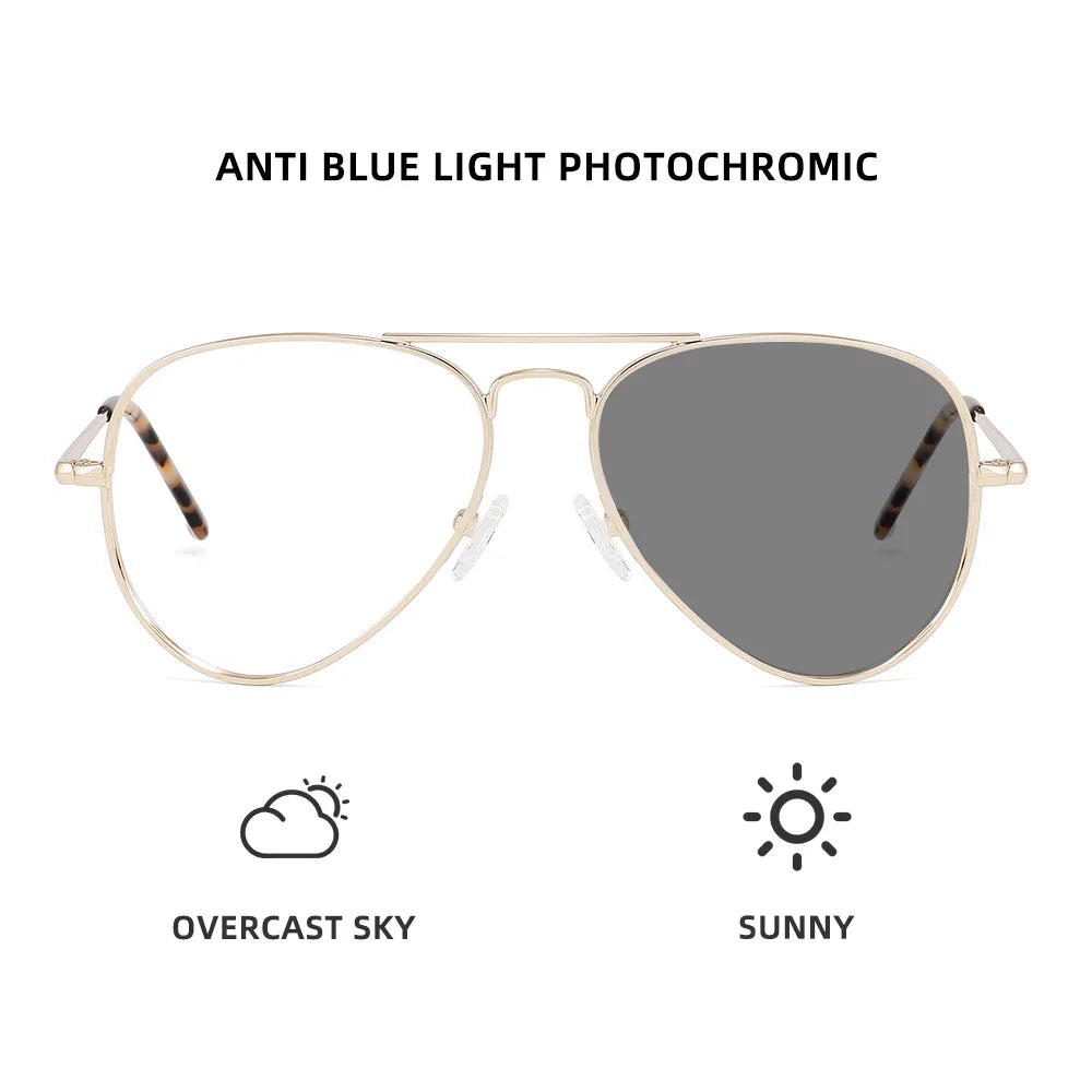 Women Reading Glasses Anti Blue Light Eyeglass Frames for Men Photochromic Prescription Eyeglasses for Women Sunglasses Reader
