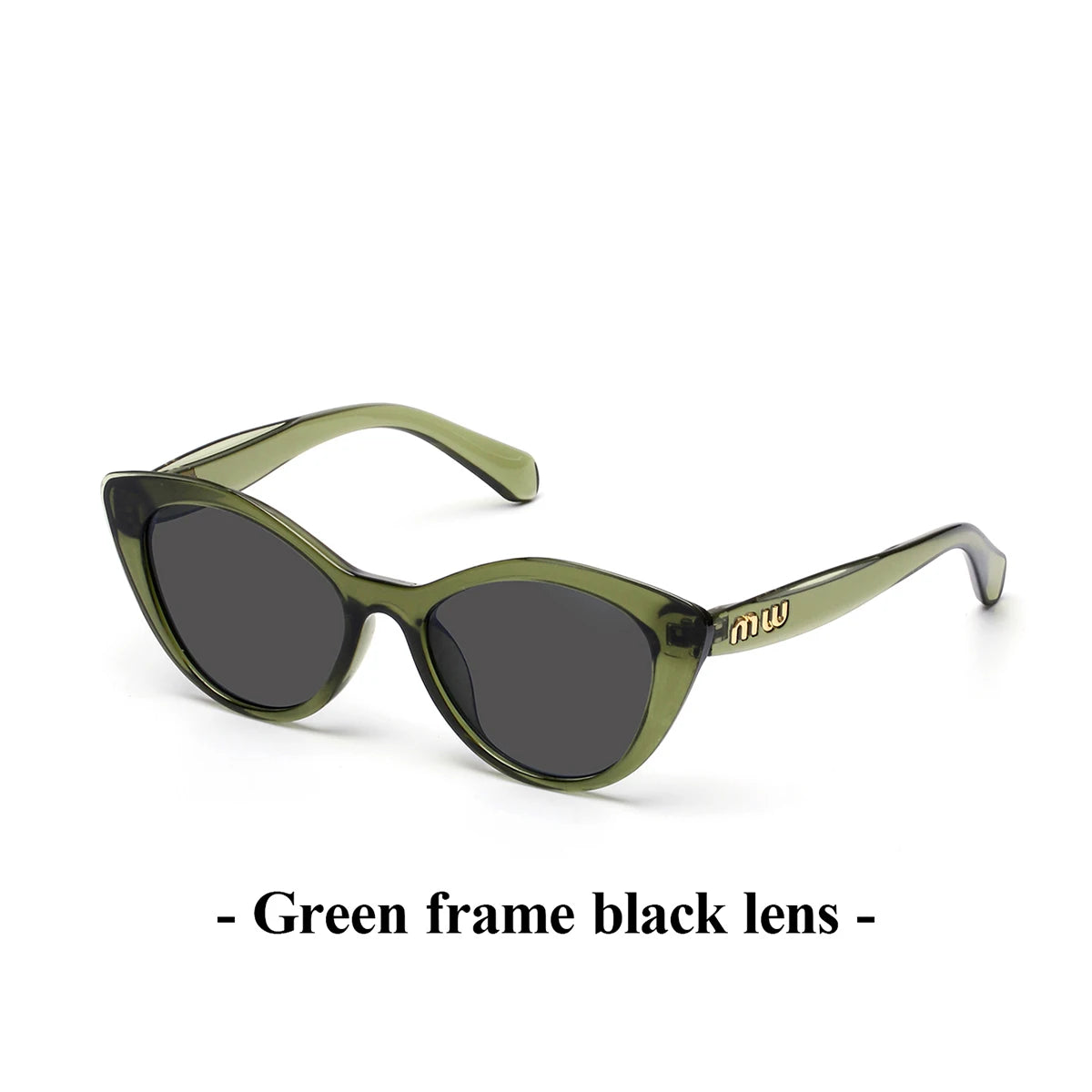 Ruiao fashion sunglasses cat eye shapes women uv 400 men luxury brand designer high quality letter sun glasses girl eyewear