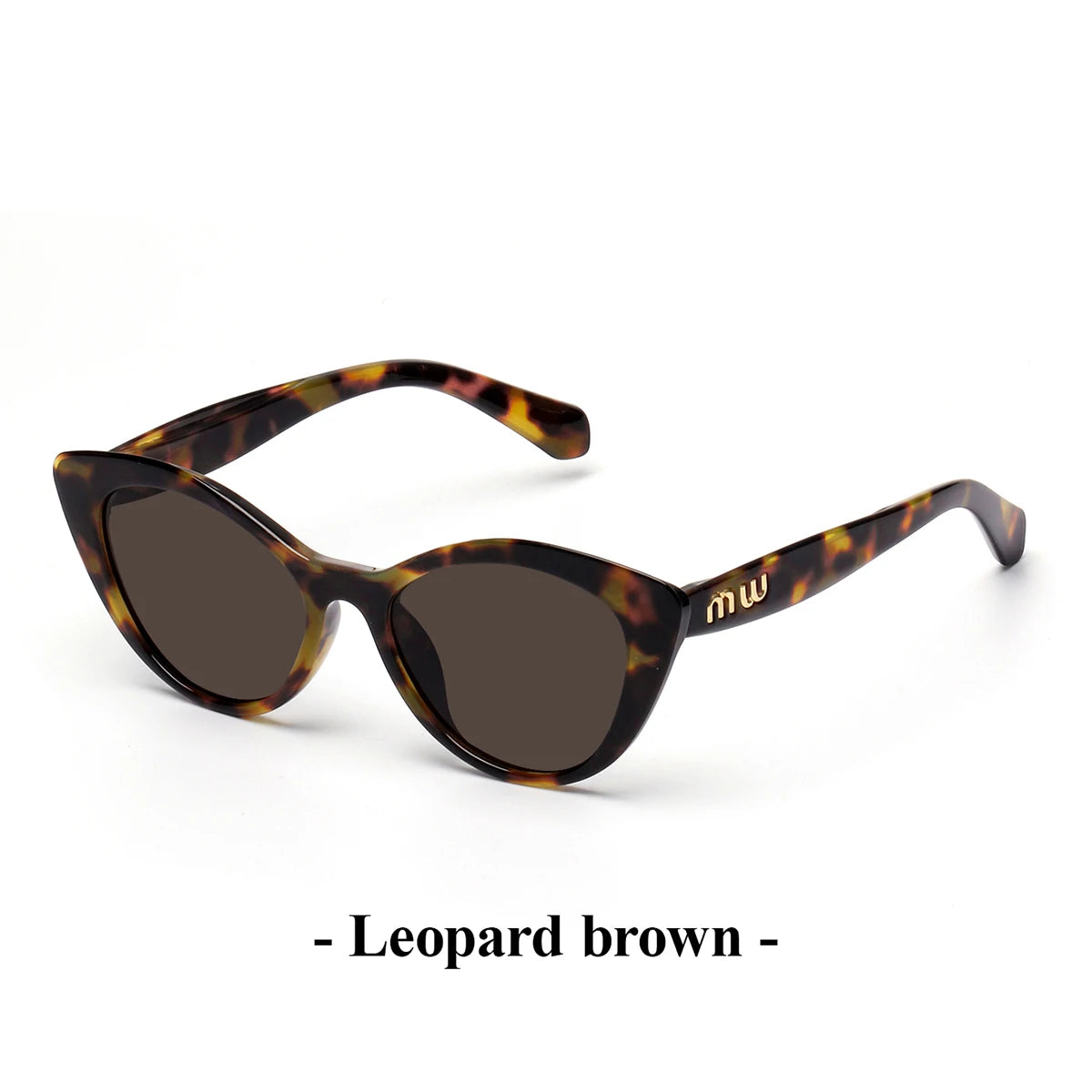 Ruiao fashion sunglasses cat eye shapes women uv 400 men luxury brand designer high quality letter sun glasses girl eyewear